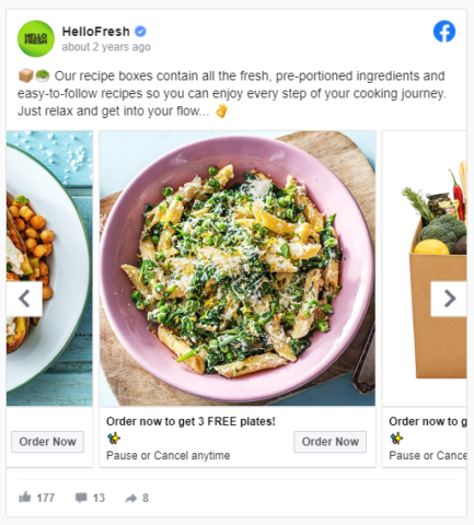 10 Examples of Good Facebook Ads