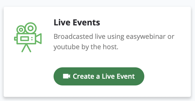 start live events