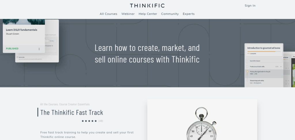 thinkific training