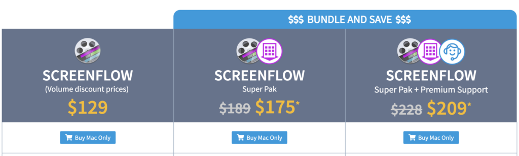 screenflow pricing